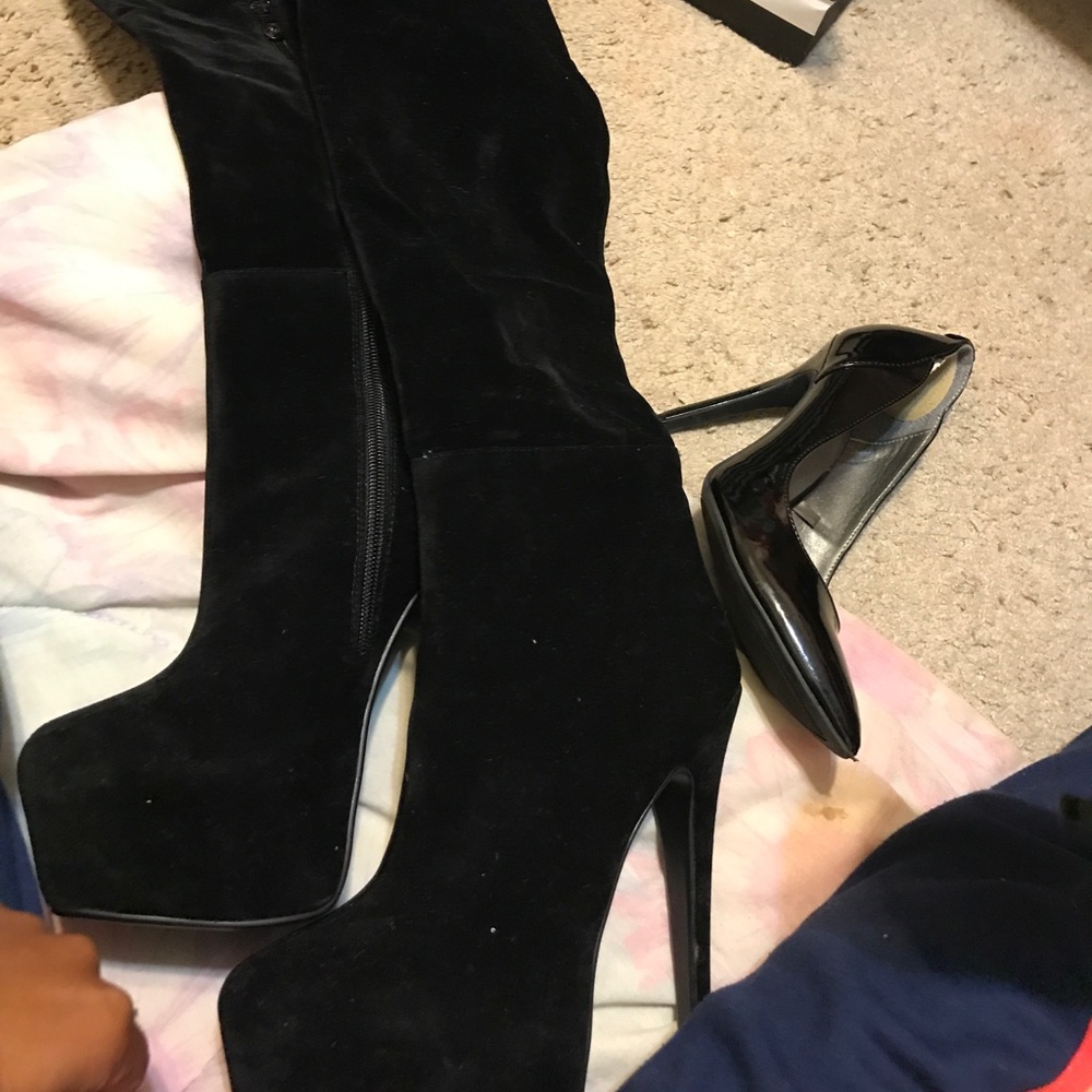 Public Desire Suede Boots