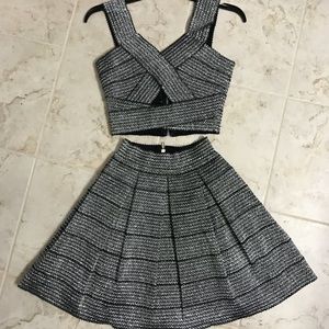 Charlotte Russe 2 piece Crop and Skirt, never worn