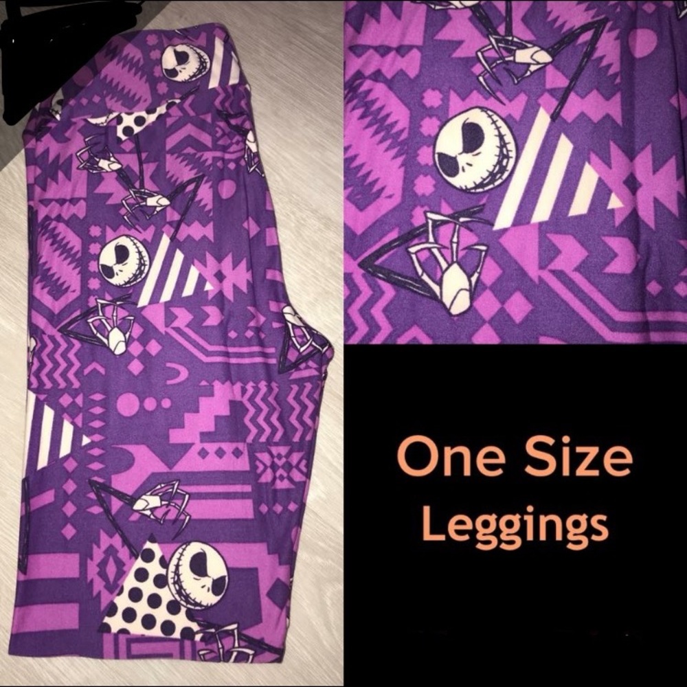 Lularoe OS NBC Scary Jack Leggings limited edition
