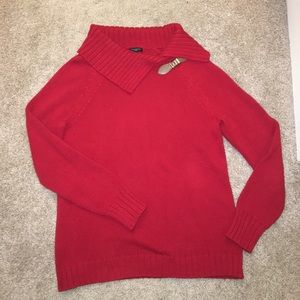 Red Equestrian Sweater