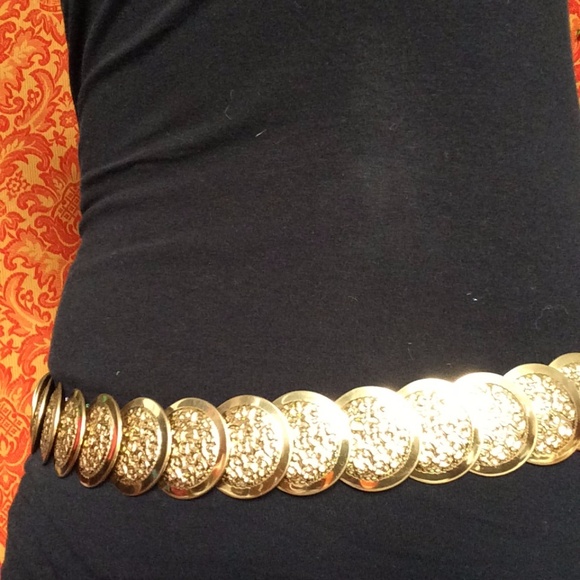 SOLD Platos GOLDEN GYPSY COIN Belt Dancer - Picture 5 of 6