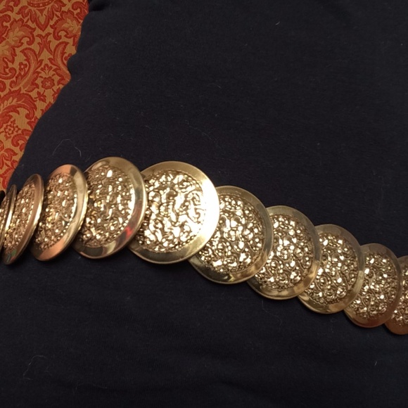 SOLD Platos GOLDEN GYPSY COIN Belt Dancer - Picture 4 of 6