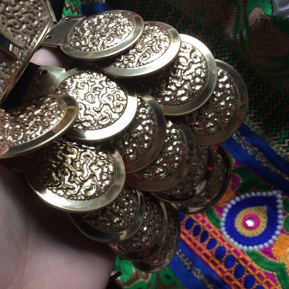 SOLD Platos GOLDEN GYPSY COIN Belt Dancer - Picture 6 of 6