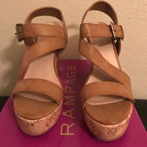 Shoes: Rampage Wedge Sandals