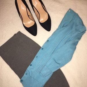 Vibrant Blue Halogen Cardigan