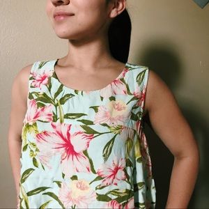 Floral Hibiscus Blouse