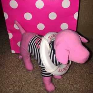 Rare Victoria secret pink sailor mini dog