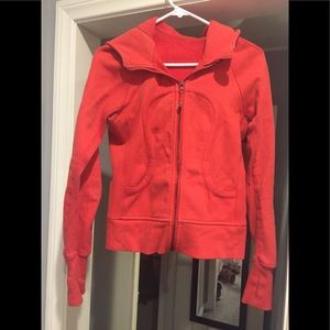 Lululemon Red Scuba Hoodie