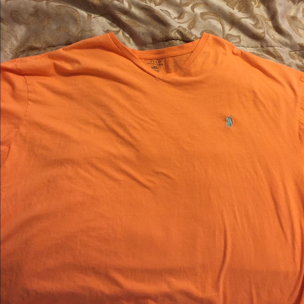Orange polo t shirt in excellent condition
