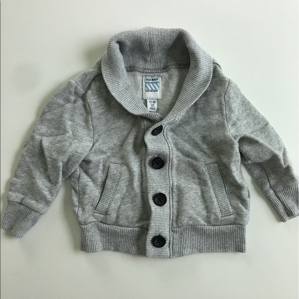 Old Navy Terry Cotton Cardigan (12-18 mos)