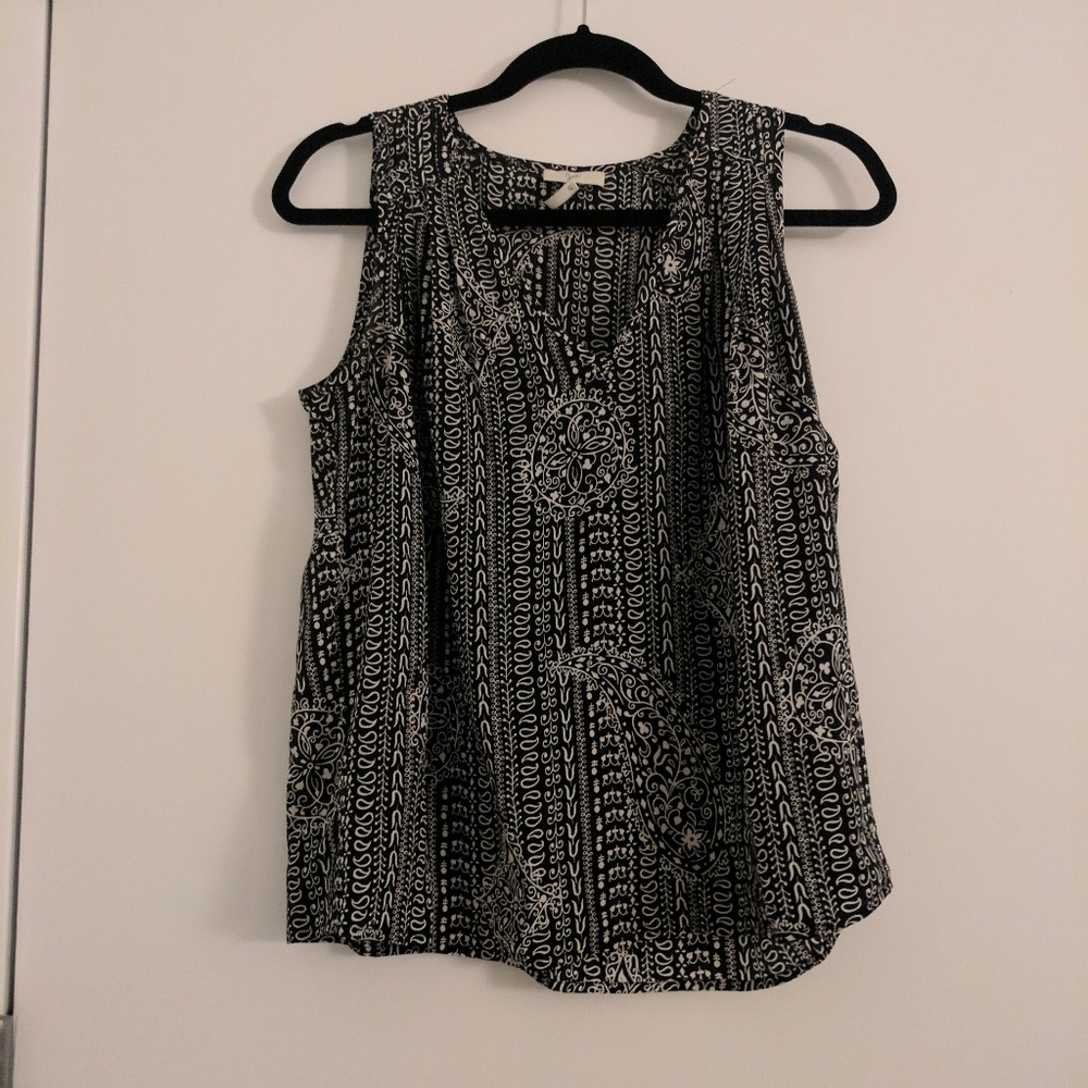 Joie silk v neck blouse