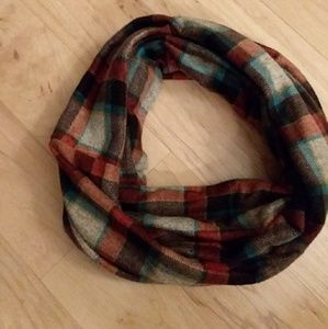 Plaid Infinity Scarf