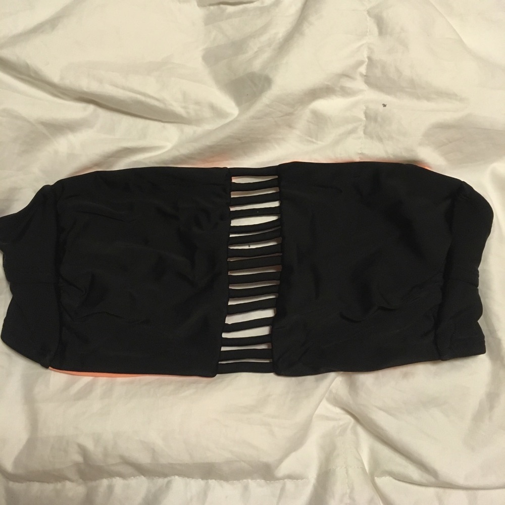 Sexy strapless swim top