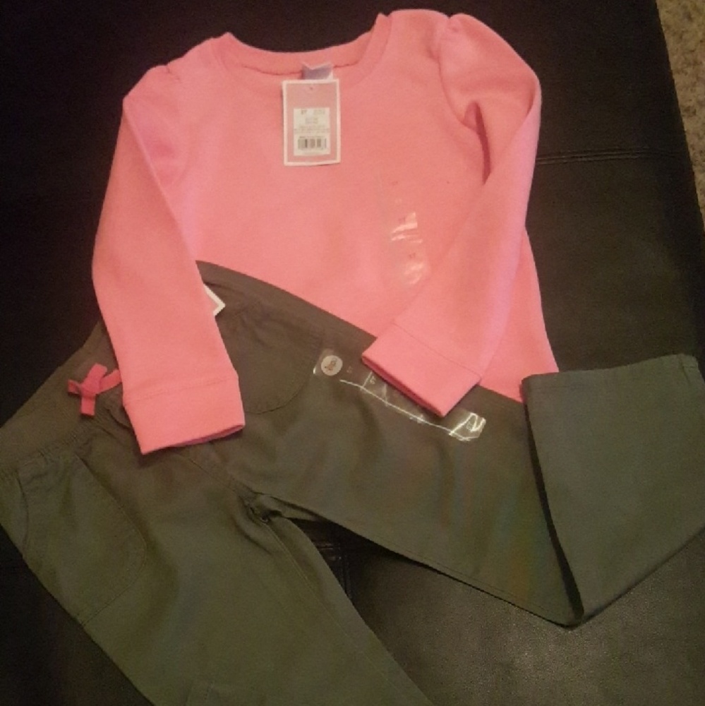 Pink & Green Girls Circo Outfit