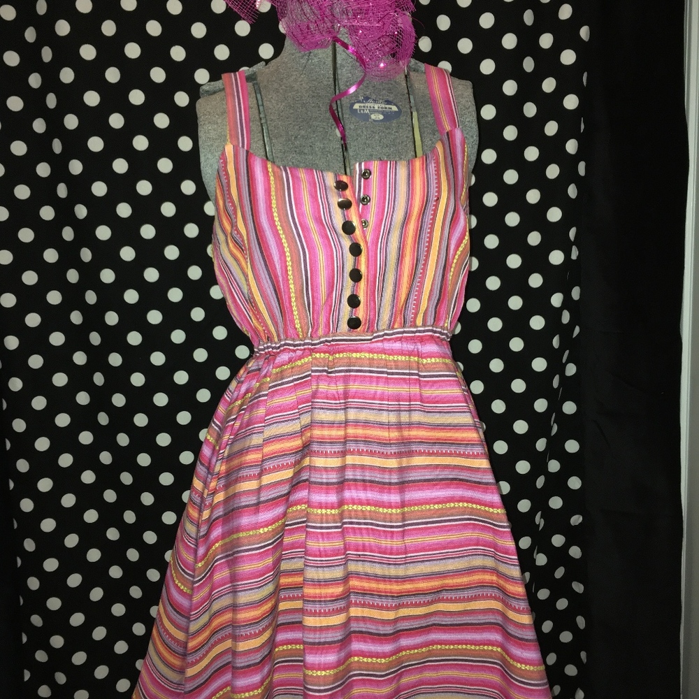 URBAN OUTFITTERS FIESTA DRESS // Pink // Sundress