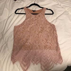 Blush Lace Top