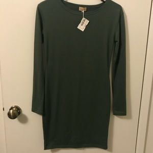 Olive green Bodycon dress