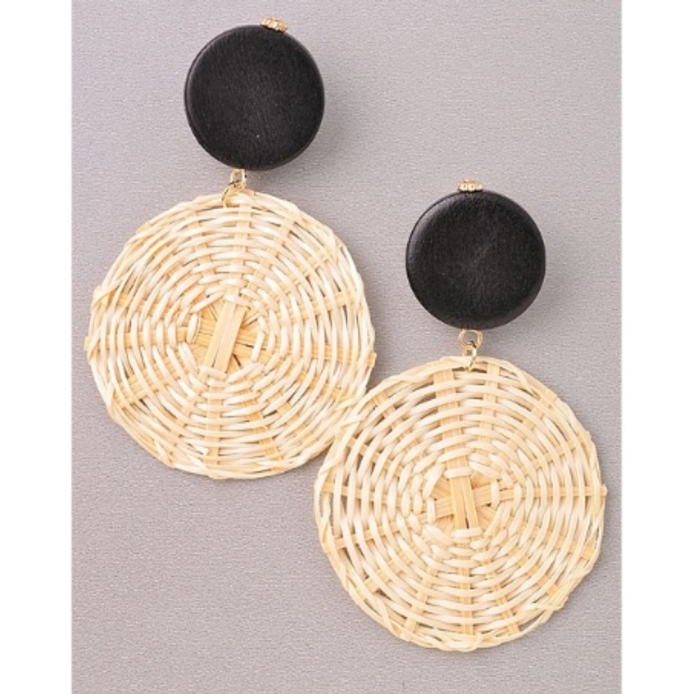 Sold Out! Wicker Earrings!