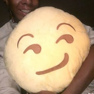 Super fun emoji pillow