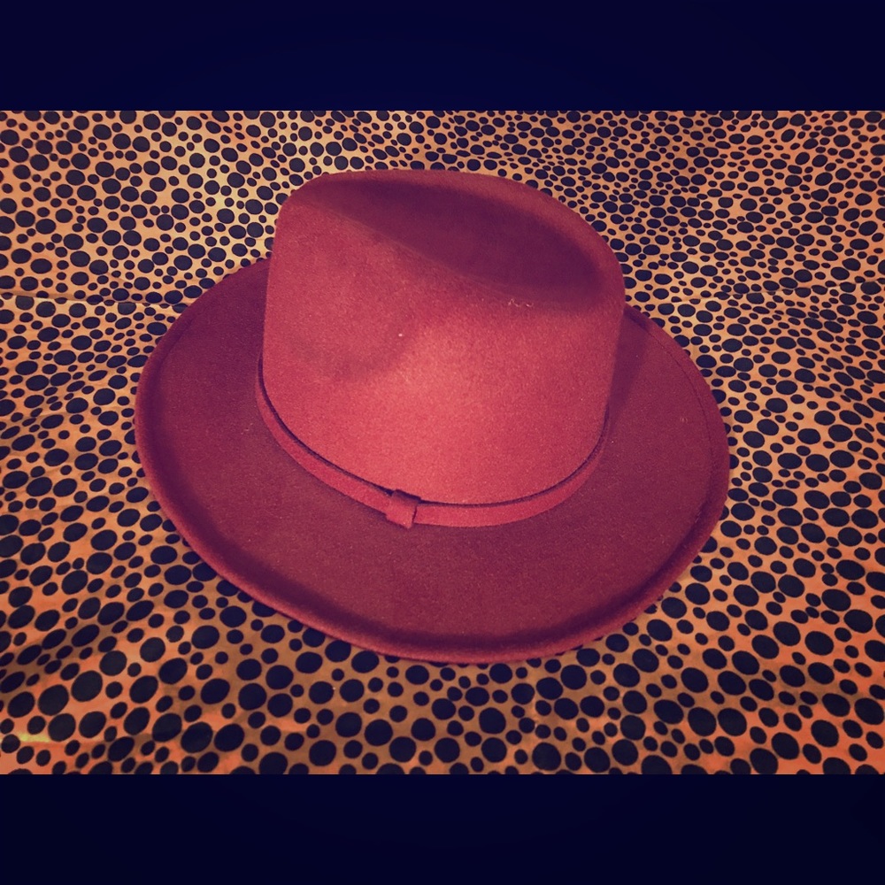 Never used burgundy hat