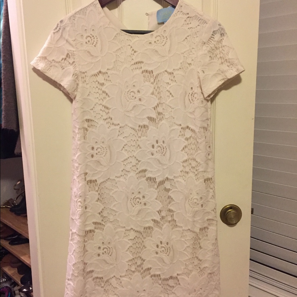 CeCe off white lace dress