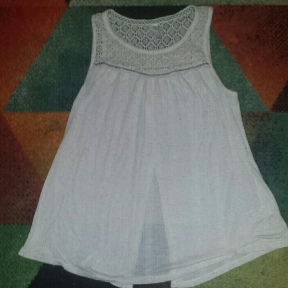 Cream tank top