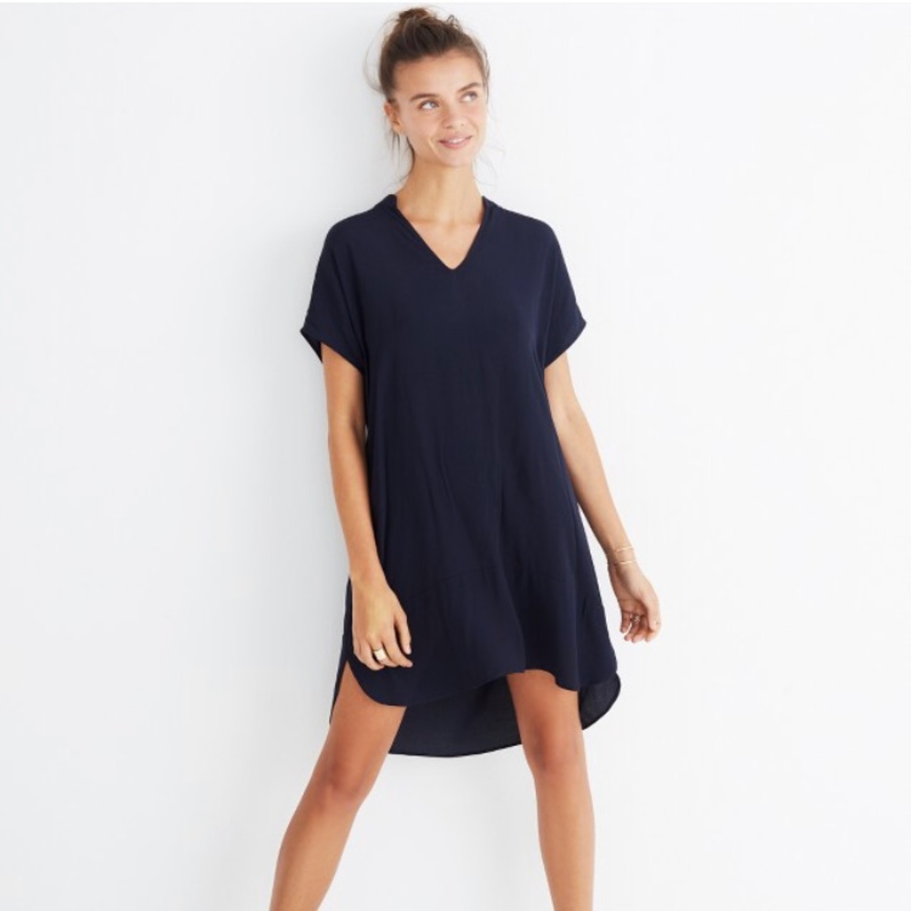 Madewell Bi-Coastal Dress in Ink, Size Small NWT