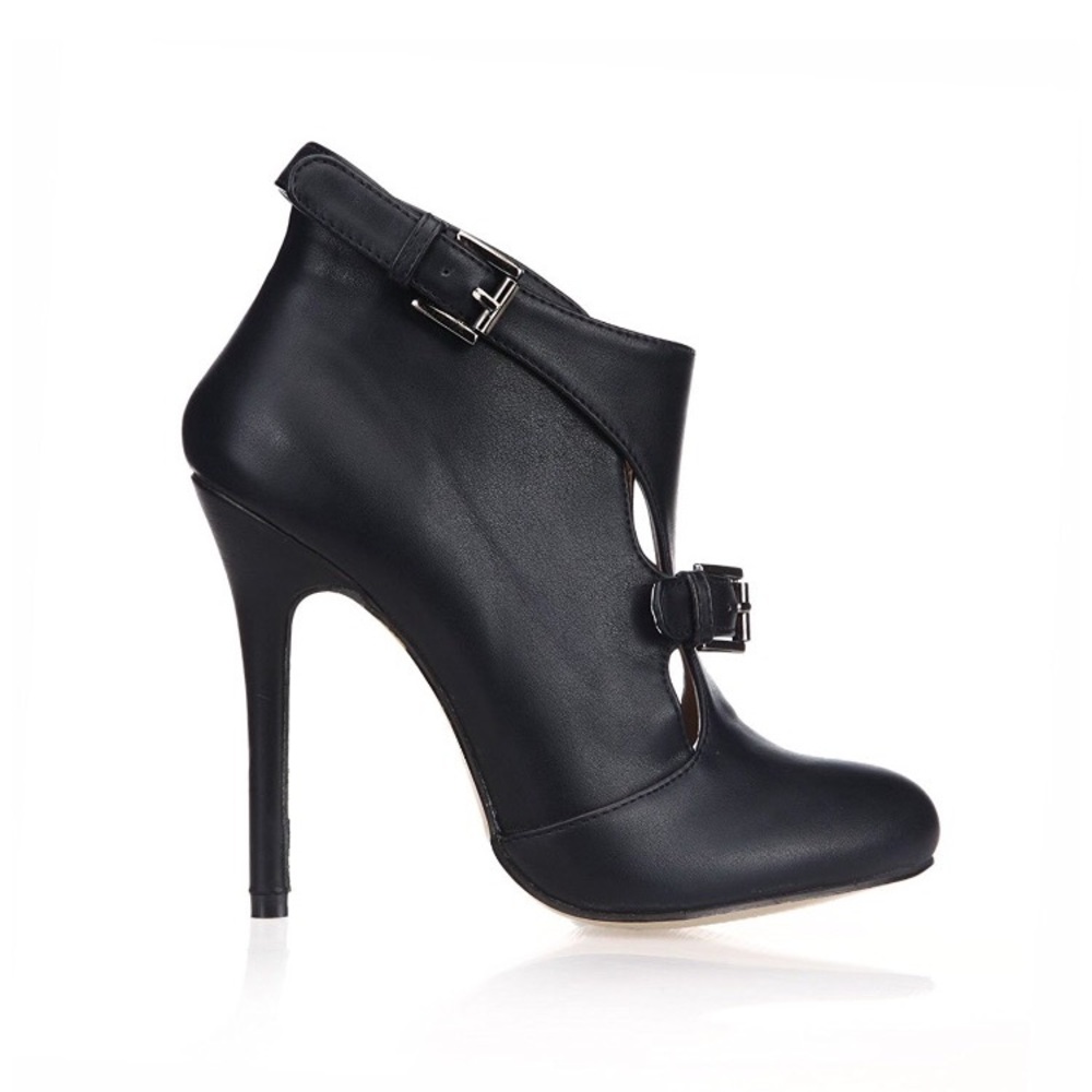 HOST PICK Multi Buckle Stiletto Booties