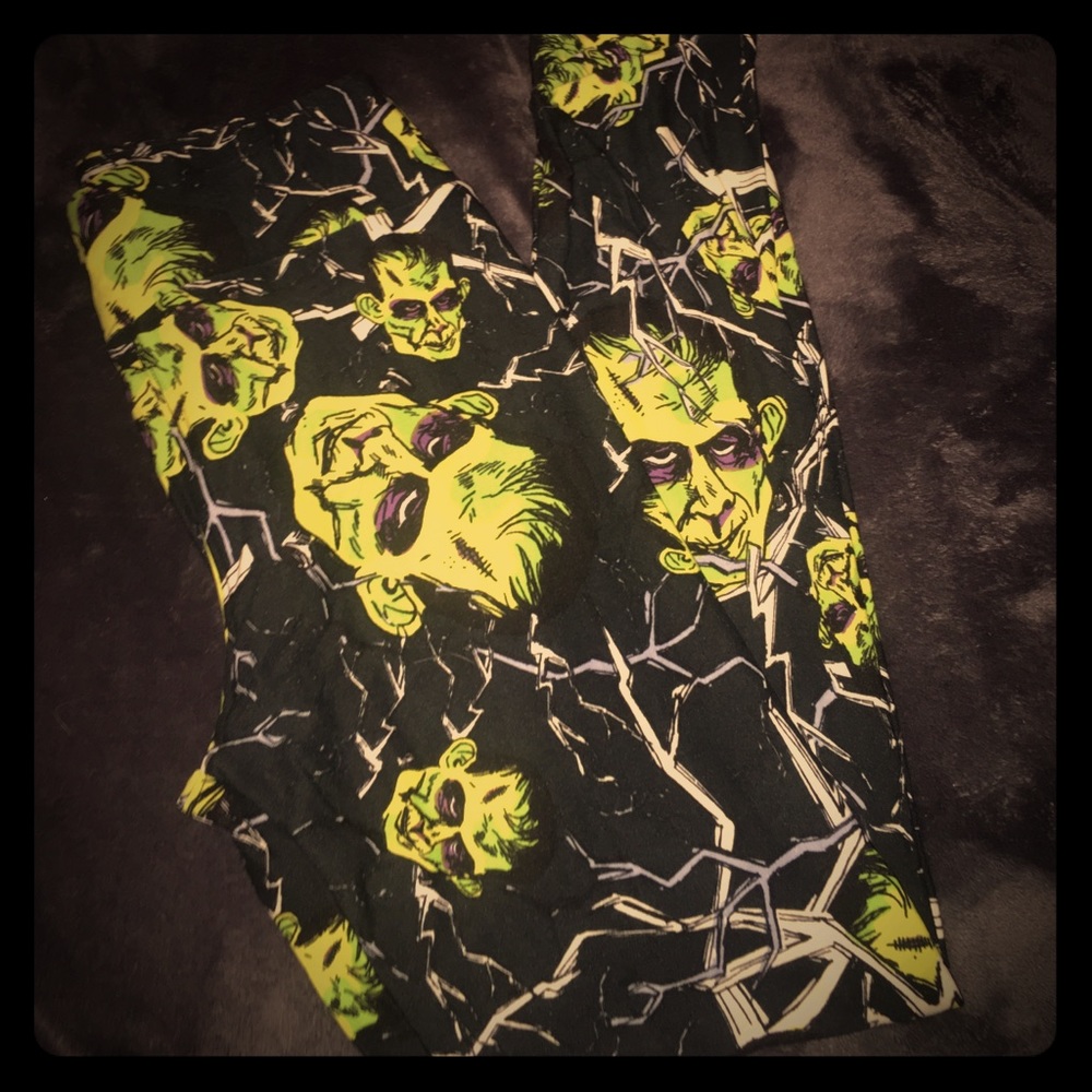 BNWT LULAROE HALLOWEEN FRANKENSTEIN LEGGINGS