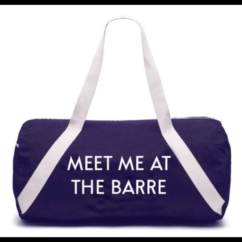 BNWOT Barre gym bag/duffle