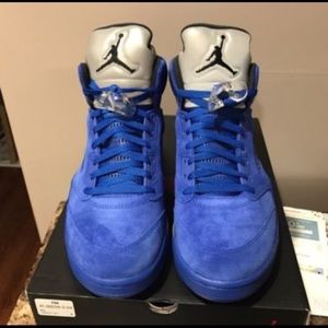 Blue Suede 5s