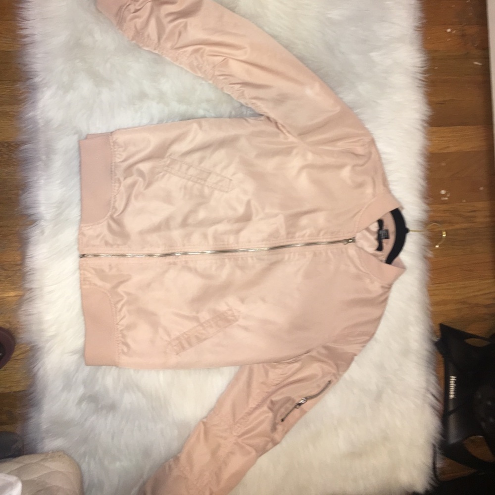pink bomber jacket
