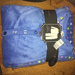 Ladies Hotel Spa collection minky Fleece pajamas-M