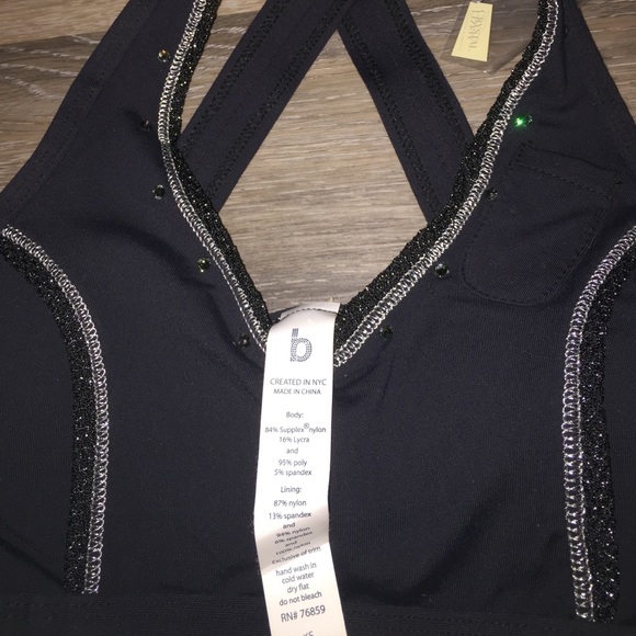 Bodyrock "Denise" Swarovski Crystal Mesh Back Bra - Picture 3 of 8