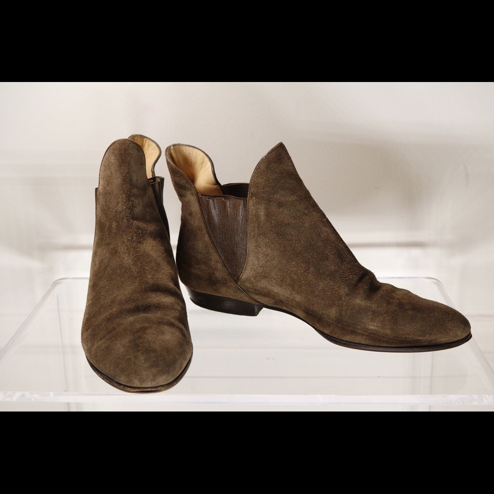 Salvatore Ferragamo Vintage Suede Booties