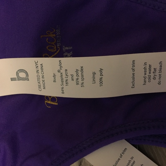 'The Minnie' Swarovski Crystal & Mesh Sports Bra - Picture 7 of 7