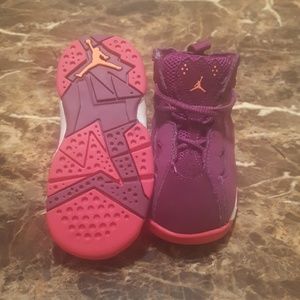 Girl's Toddler Jordan True Flight (Bright Grape)