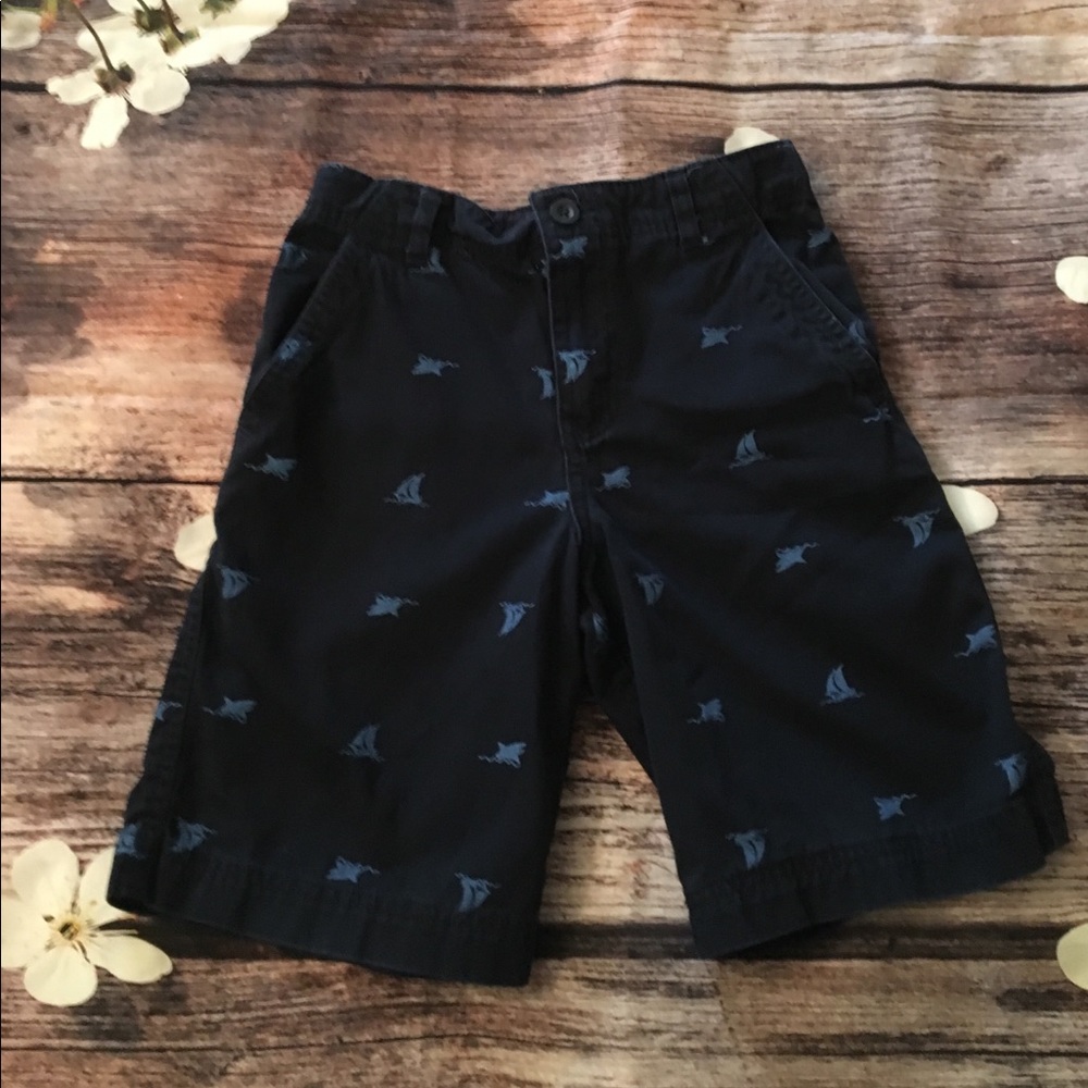 Size 8 Faded Glory Sailboat Cotton Shorts