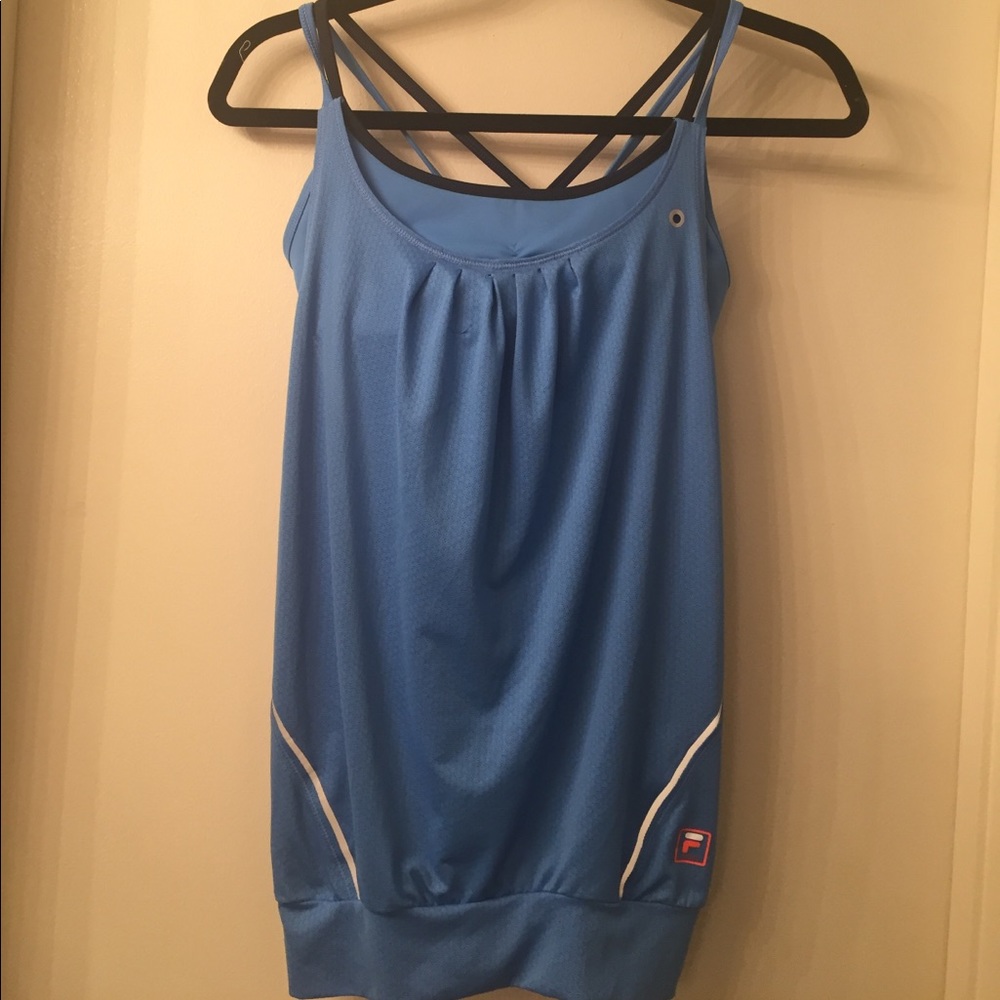 NWT Fila workout top with bra