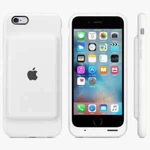 white apple iphone 7 charging case