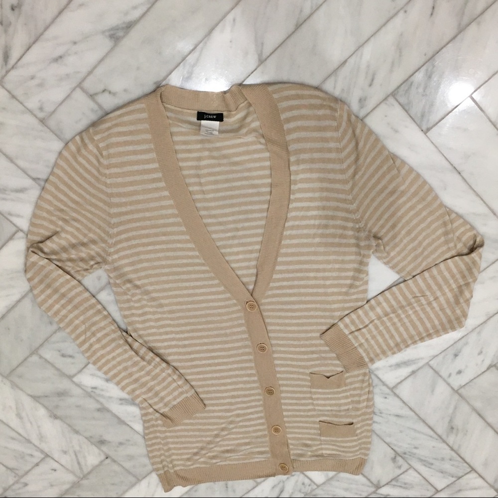 JCrew lightweight striped sweater