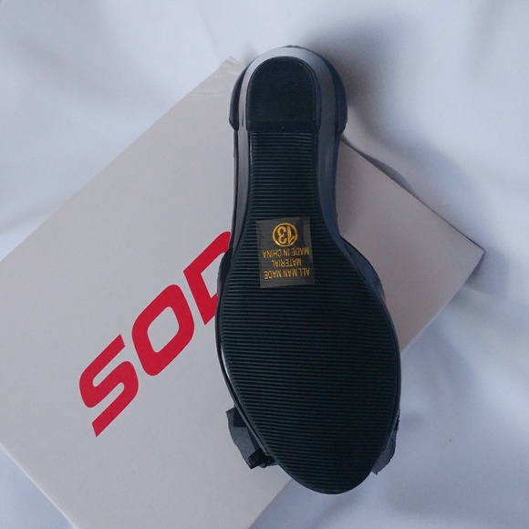 Super cute girls peep toe bow embellished shoe - Picture 4 of 4