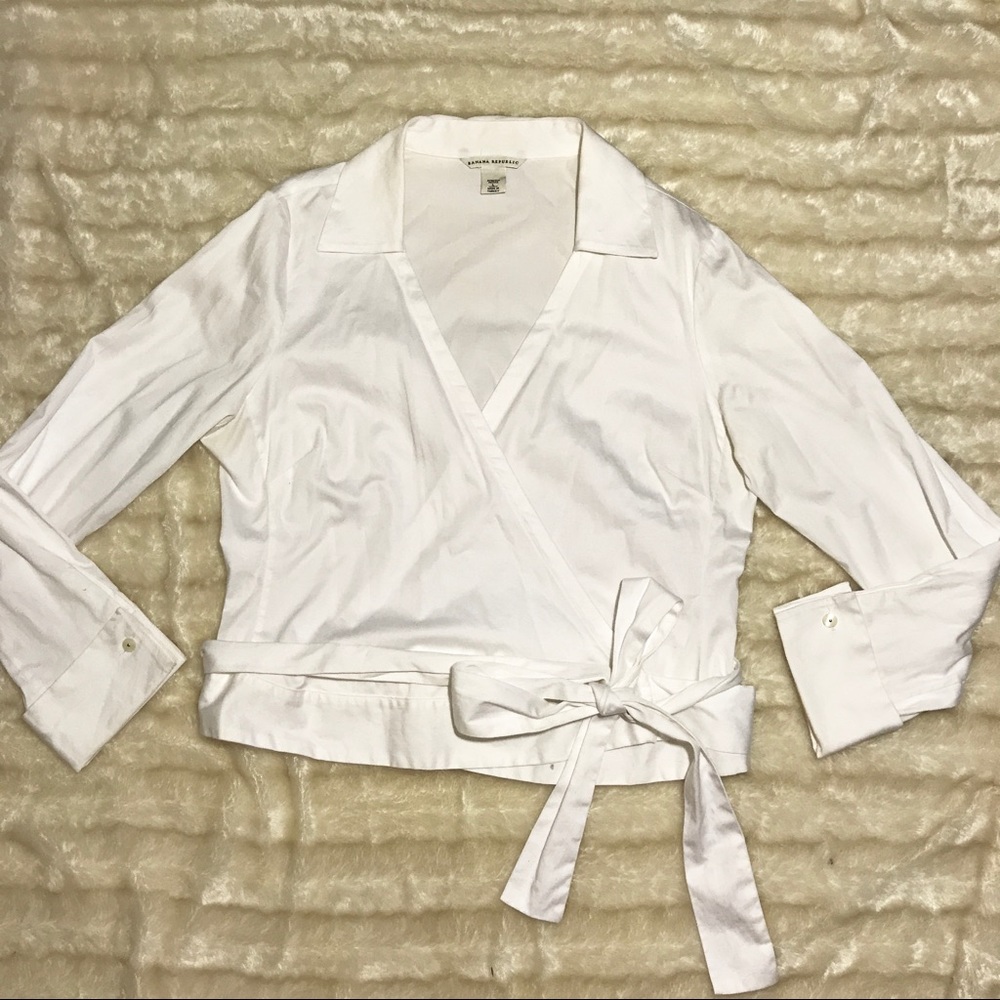 Banana Republic Wrap Top