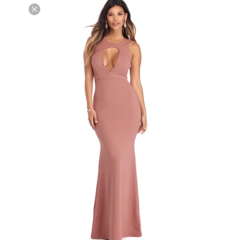 Windsor Mauve Cutout Dress