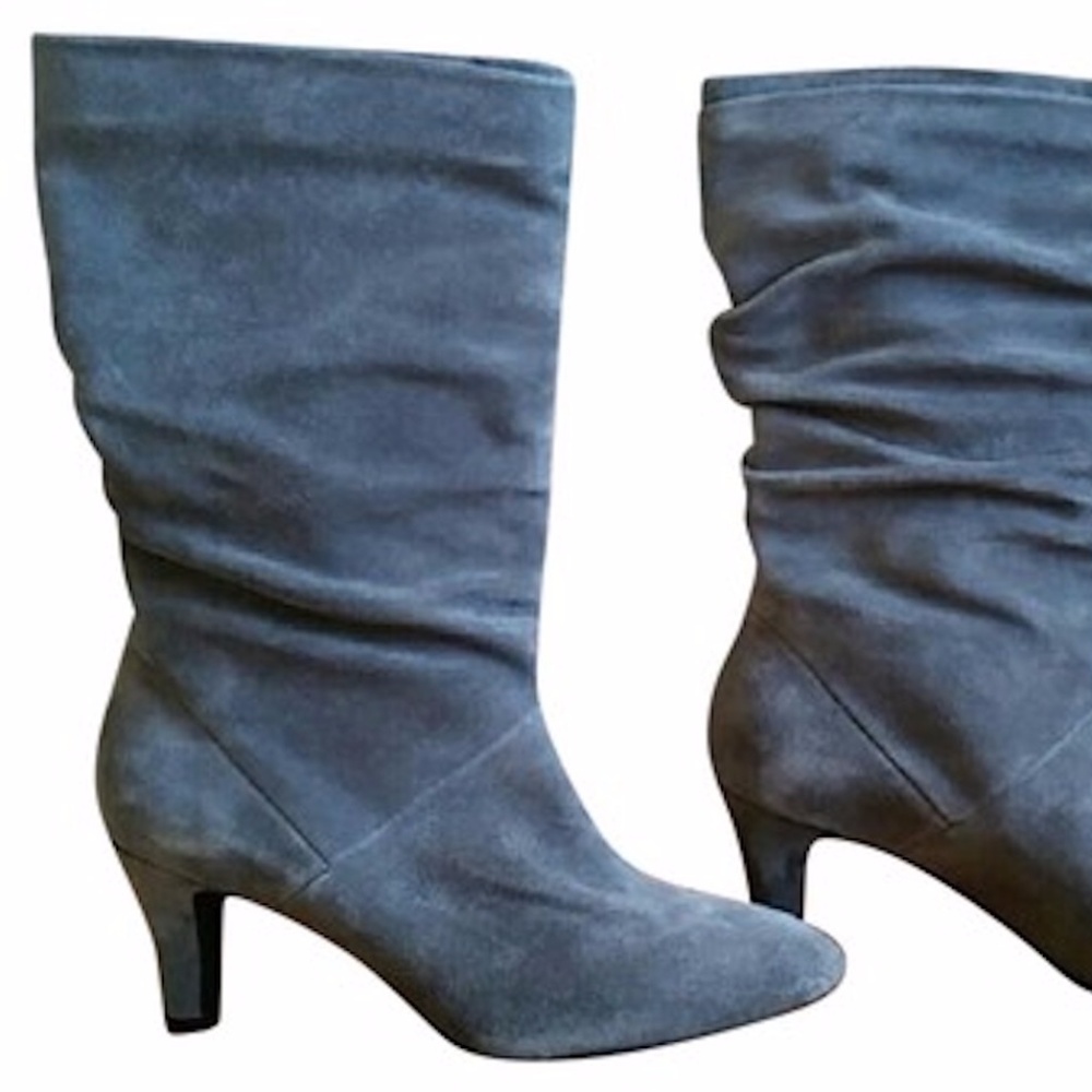 Alex Marie gray suede boots