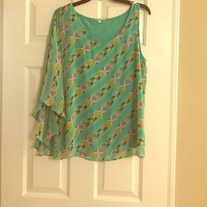 Gianni Bini One Sleeve Shirt