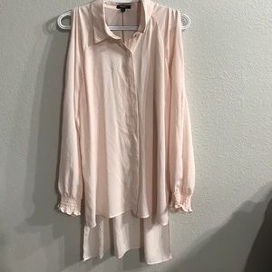 Long sleeve button up blouse