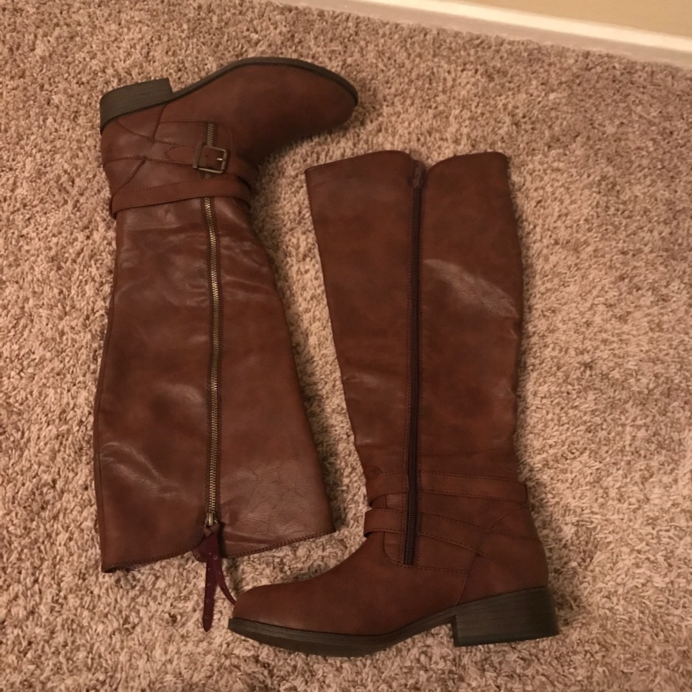 ⚡️BRAND NEW⚡️ Tall Brown Winter Riding Boots