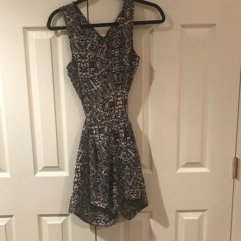 Kendall and Kylie Size Small open back romper