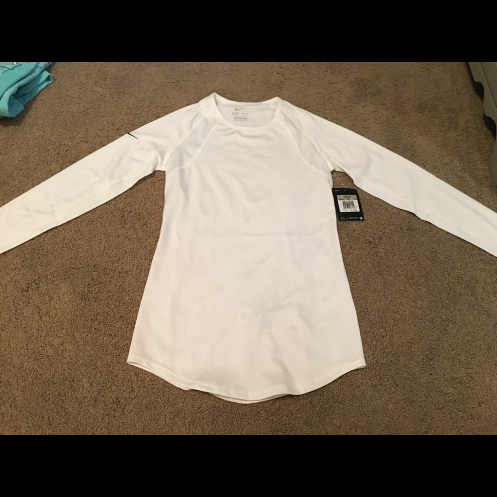 Nike Longsleeve Jersey Material Workout Shirt